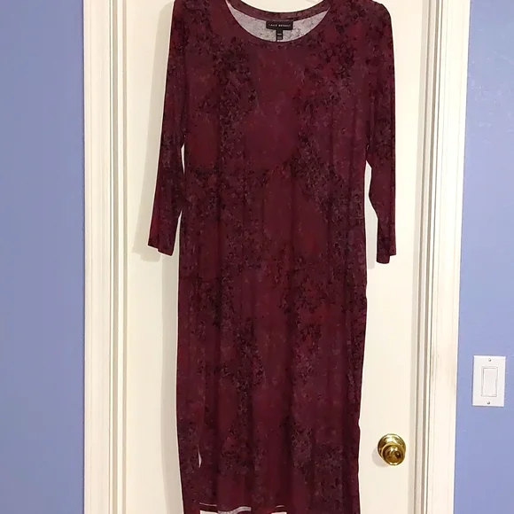 lane bryant purple lace dress Lane Bryant Women's Size 16 Purple Lace Shift